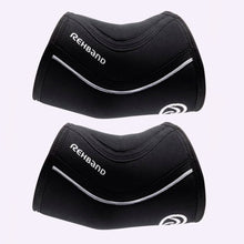 Load image into Gallery viewer, Rehband RX Elbow Sleeve 5mm Black - PAIR