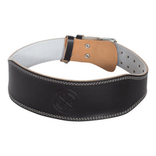 Load image into Gallery viewer, TWL - Padded Leather Lifting Belt - Black
