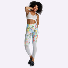 Load image into Gallery viewer, Nike Power - Women's 7/8 High-Rise Training Tights - Pure Platinum/Black