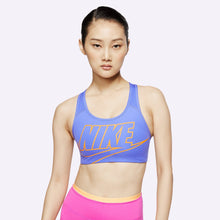 Load image into Gallery viewer, Nike - Women&#39;s Medium-Support Sports Bra - SAPPHIRE/POLLEN RISE
