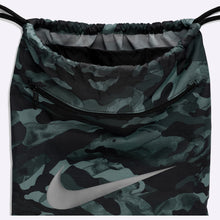 Load image into Gallery viewer, Nike - Brasilia 9.0 Printed Training Gym Sack - LIGHT SMOKE GREY/BLACK/METALLIC COOL GREY
