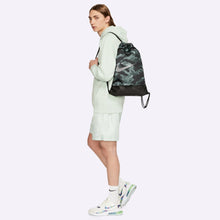 Load image into Gallery viewer, Nike - Brasilia 9.0 Printed Training Gym Sack - LIGHT SMOKE GREY/BLACK/METALLIC COOL GREY
