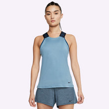 Load image into Gallery viewer, Nike - Pro Women&#39;s Tank - VALERIAN BLUE/PURE/BLACK/BLACK
