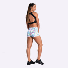 Load image into Gallery viewer, FLEO - High Rise Original Women&#39;s Shorts - 2.5inch - Rainbow Leaf
