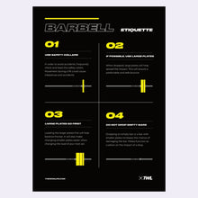 Load image into Gallery viewer, TWL - TECHNICAL CONVERSIONS AND BARBELL ETIQUETTE DIGITAL POSTERS - FOUR PACK
