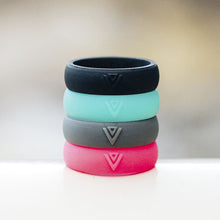 Load image into Gallery viewer, Vidaband Silicone Ring - Grey - Women's
