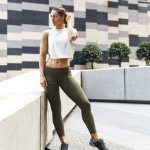 Load image into Gallery viewer, The Brave - Women's Cropped Tank - Stone
